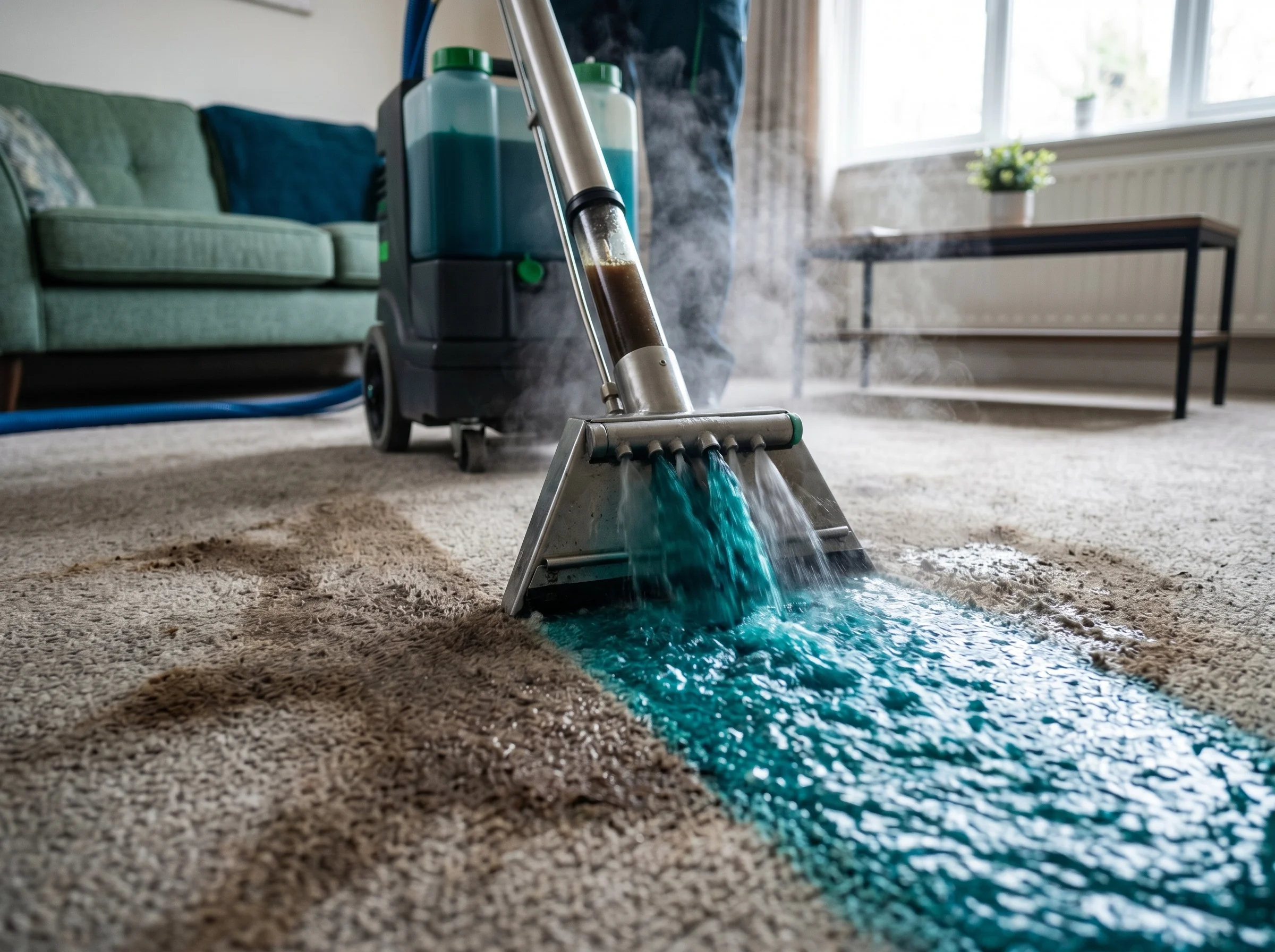 Deep steam clean